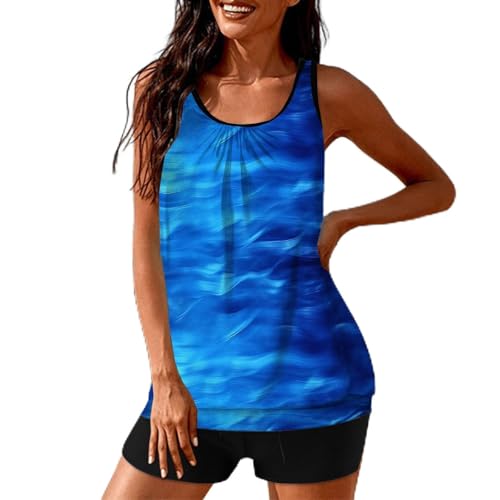 Bikini femme 2 pièces ensemble de tankinis pour plage et sports nautiques
