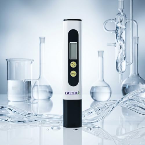 Image of Gecko Digital TDS Meter for Water testing | pH & PPM Tester | Water Hardness & pH Checker for RO, Aquarium, Hydroponics | Water Hardness & pH Level Checker | Total Dissolved Solids Meter | Pack of 1