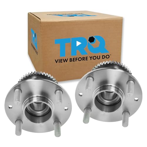 Image of TRQ Front Left and Right Wheel Bearing and Hub Assembly Set 2 Piece Compatible with 1990-1997 Mazda Miata 1999-2005 Miata