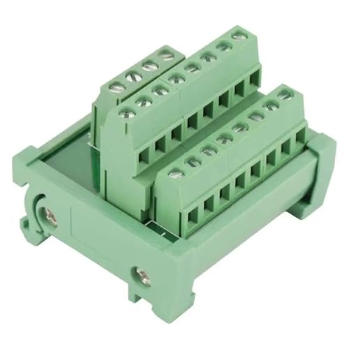 Module de montage en laiton sur rail DIN distributeur 2 en 8 sorties pour panneau électrique - 4