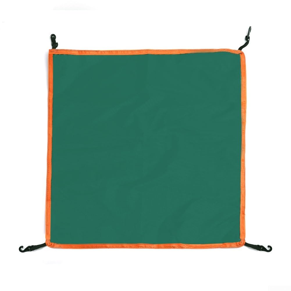 HEBEOT 3-4 Person Automatic Tent Tarp Tent Top Cover Lightweight Waterproof Sunproof Portable For Backpacking Hiking Travel(148 * 148cm Green)