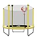 LANGXUN 5FT Trampolino da Interno/Esterno (150 cm) | per Bambini/Bambini Migliori Regali di Compleanno Strumenti per Esercizi (φ150*120)
