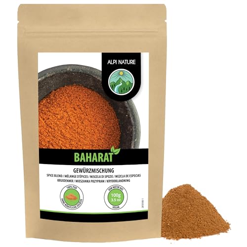 Alpi Nature Mezcla de Especias Baharat 100g, Mezcla de Especias para Kebab, Condimento Baharat