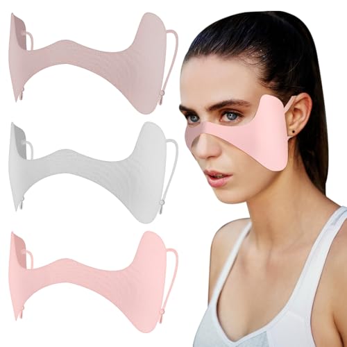 Geyoga 3 Pcs Sun Protection Eye Mask Eye Patches for Golfers Sun-Blocking Golf Sports Face Mask...