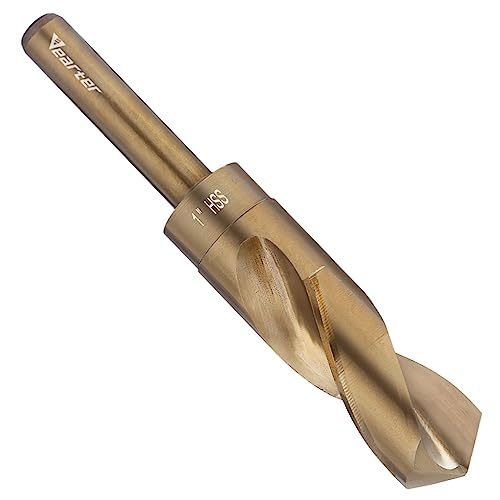 Vearter 1' HSS M2 Twist Drill Bit with Round Shank