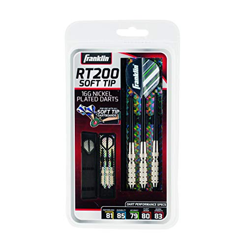 Franklin Sports Rt200 Nickel Coated Soft Tip Dart (16-Gram) #TOP13