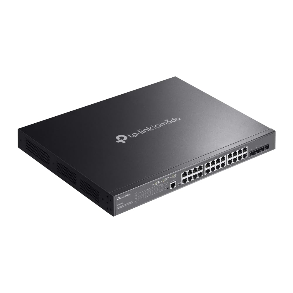 TP-Link Sg3400 Jetstream Rackmount Gigabit Managed Switch, 24x RJ-45, 4x Sfp+, 384w Poe+ (sg3428xmp)