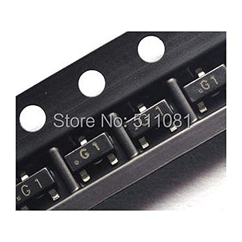 100pcs SMD Transistor MMBT5551 2N5551 G1 0.6A/180V NPN SOT23