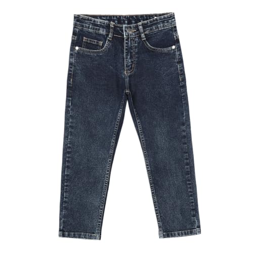 Image of Urbano Juniors Boy's Straight Fit Washed Denim Jeans Stretchable