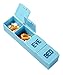 e-Pill 4 Times a Day x 7 Day Large Weekly Pill Organizer, Vitamin and Medicine Pillbox - with Reminder