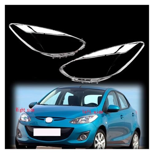 Couvercle phare avant pour Mazda 2 coque de remplacement transparente durable - 4