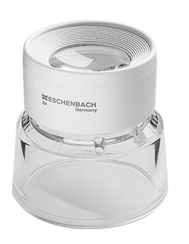 Loupe sur pied ESCHENBACH 8X pour lecture de précision et philatélie