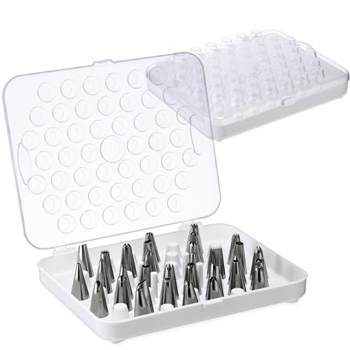 Piping Tip Organizer Box for Cake Baking Supplies