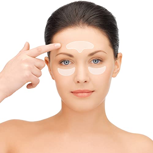 MFUOE 3 Pieces Face Wrinkle Patches Set Forehead Patch Eye Patch Silicone Patch Wrinkle Removal Products Eliminate Wrinkles Fine Lines Skin Care Tools - Image 4