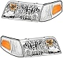 Headlight Assembly Compatible With 1998-2011 Ford Crown Victoria Driver and Passenger Side