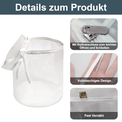 Bubble Bags, 2 Gallonen 220 Mikron Bubble Bag, Filterbeutel Siebbeutel, Essenz Extraction Beutel Kit, für Saft Gemüsesaft Kaffee und Milch