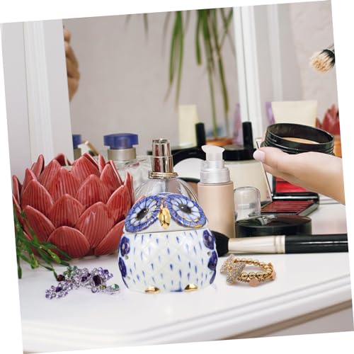 Homoyoyo Adorable Owl Aromatherapy Jewelry Box with Lid
