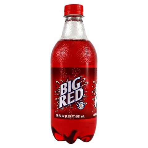 B4Y Big Red Soda, 20 Oz Bottle - 16 Pack Cover