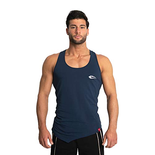 SMILODOX 28555-Homme Stringer - Bleu - Medium