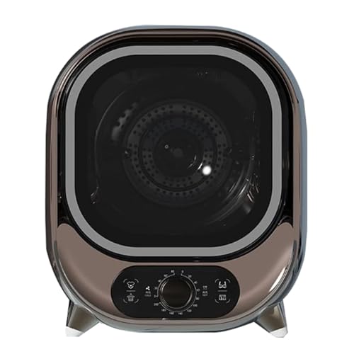 ZyKnaurral Small Condenser Tumble Dryer, 0.8kg Capacity Portable Tumble Dryer, Small Compact Spin Dryer for Apartments and Caravans