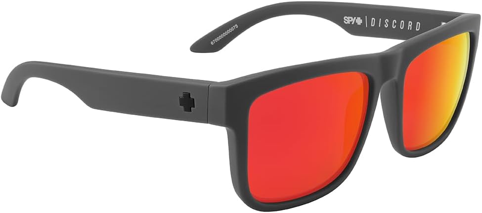 Spy Optic Happy Boost Discord, Square Sunglasses, Color and Contrast Enhancing Lenses - Image 5