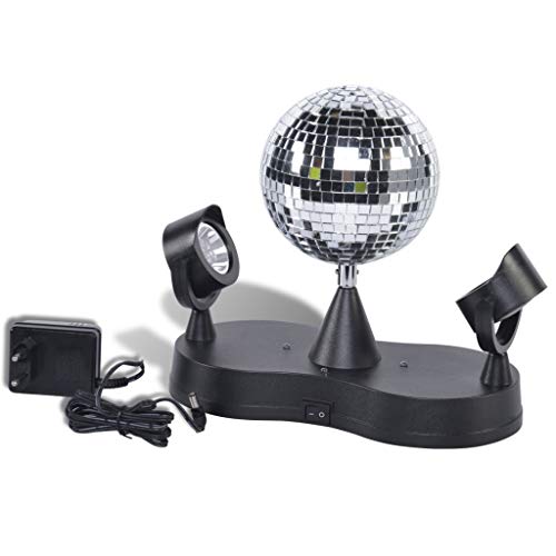 PartyFunLights Party Fun Lights - Bola de discoteca Ø 13 cm con 16 LED spots
