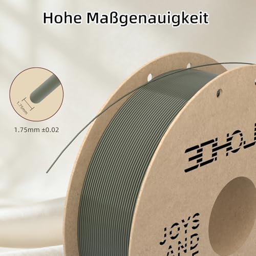 Image of 3DHoJor Silk PLA Filament 1.75mm, Silk PLA 3D Printer Filament, 2.2 LBS (1KG) Cardboard Spool, Fit Most FDM 3D Printer, Silk Bronze