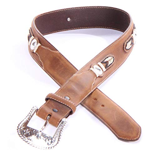 Tony Lama Sierra Madre Belts 34 Brown Men2