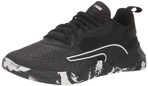 PUMA Tênis feminino Fuse 2.0 Marble, Marble PUMA Black-Puma White-Dark Coal, 38