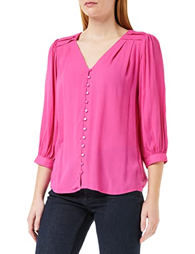 Peppercorn Danea 3/4 Ärmel Bluse | Bluse Damen In Pink | Frühling Bluse...