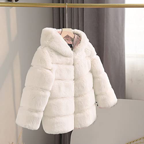 Jacket Solid Color Coat Outwear Sweater Newborn Infant Baby Fleece Jacket Coat Faux Fur Fleece Fuzzy Sherpa Outwear White #TOP2