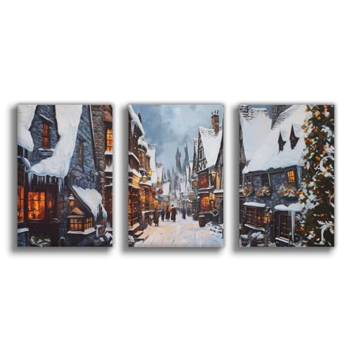 Poster sur toile Magical Town idéal pour sublimer votre bureau à domicile
