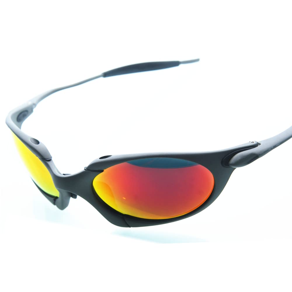 Top Sports Sunglasses UV400 Polarized Mirror Aluminum Metal Frame Riding Driving