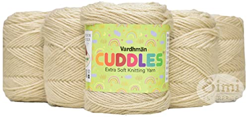 Image of Vard Hman 100% Acrylic Wool Skin 9 PC Baby Wool Ball Hand Knitting Wool /Art Craft Soft Fingering Crochet Hook Yarn-J Art-ADDG