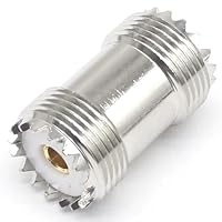 Greluma 5 STK PL-259 UHF Buchse auf Buchse Koax Kabeladapter SO-239 Doppelter Buchsenstecker – Ansicht 4