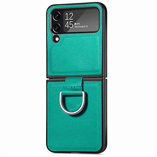Étui anti-chute Samsung Z Flip 4 en cuir léger pour éviter les fissures