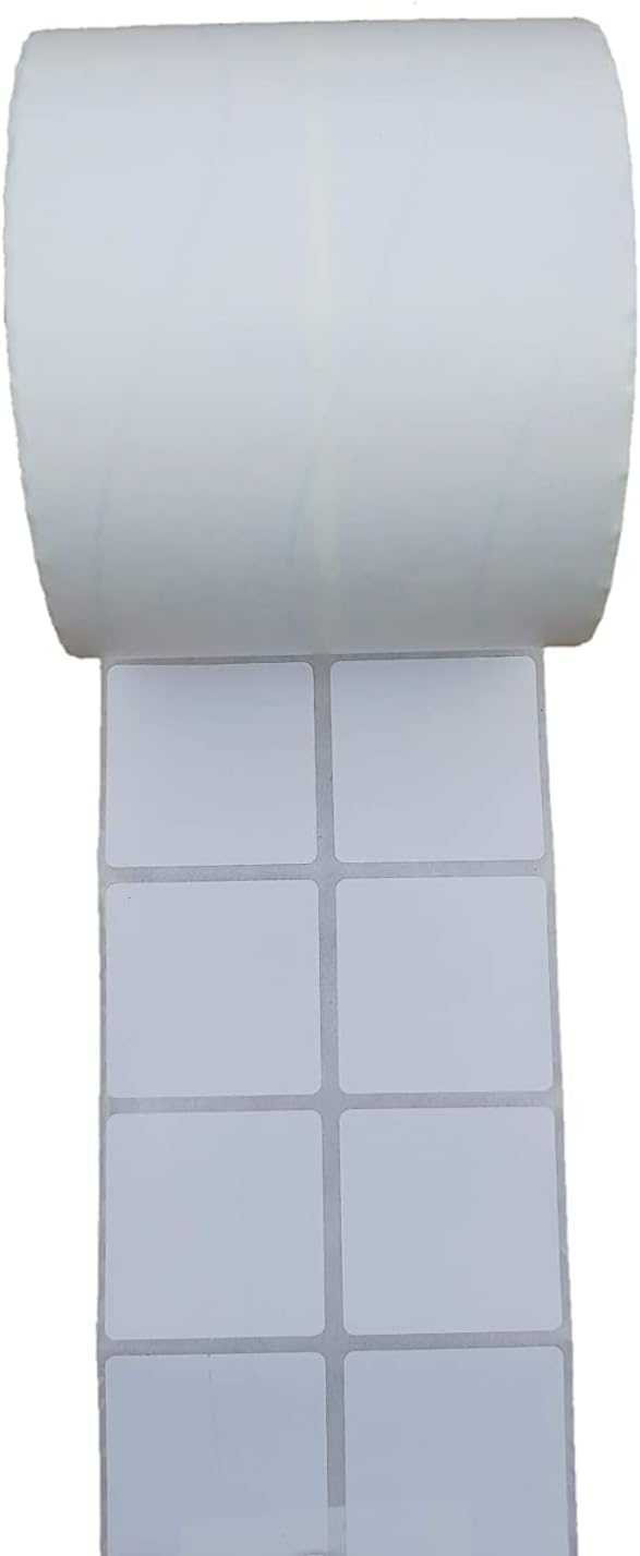 F Tech 38mm x 50mm x 2UP Barcode STICKER/2000 PCS PER ROLL (Pack of 5 Rolls)