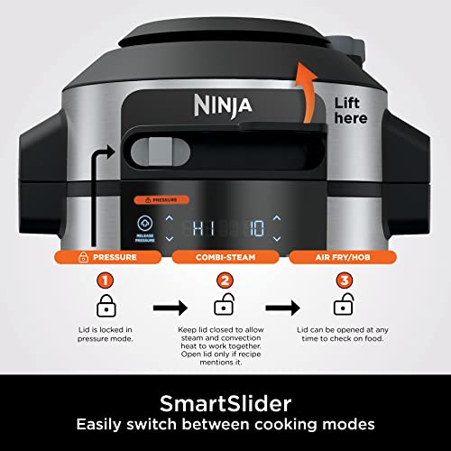 Image of Ninja Foodi Max 14-in-1 Smartlid Multi-Cooker, 7.5 Litre Capacity, Black /Grey
