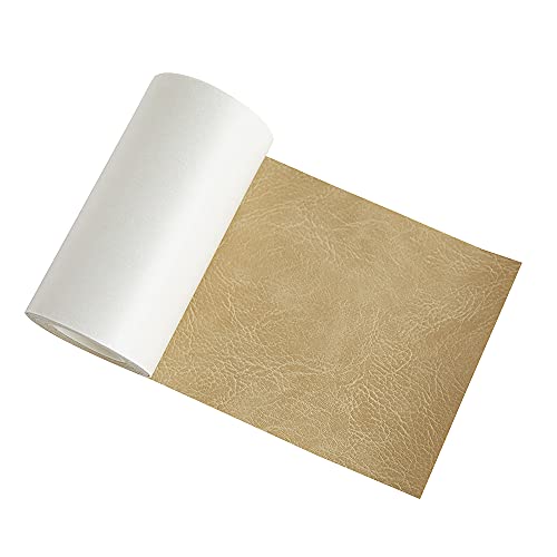 Image of Leather Repair Tape Self Adhesive Patch kit Retro Ivory Beige 4x60 inch Heavy Duty for Couch, Sofa, Car Seat,Handbag,Furniture,Drivers Seat, Jacket,Computer Chair, First Aid Vinyl Repair kit
