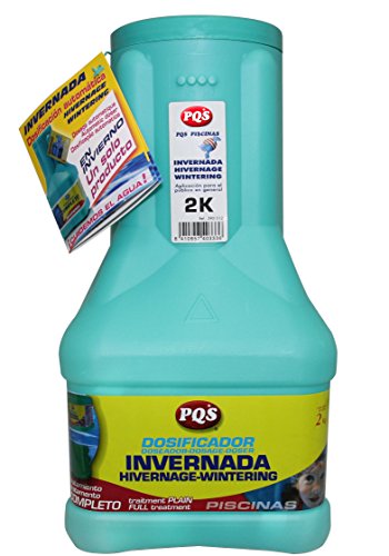 PQS 11512 Traitement dhivernage avec capuchon doseur Idéal pour lentretien de la piscine en hiver Efficacité pendant 5 à 7 semaines Dosage automatique