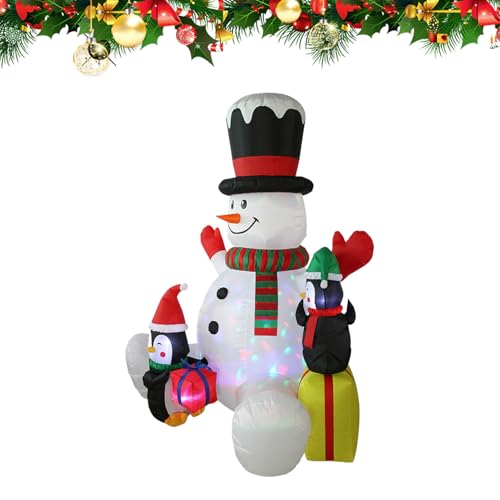 Décoration Gonflable de Noël Extérieure pour Illuminer Facilement la Cour - 2