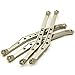 QUE-T 8 Pcs Aluminum Linkage Rod Arm Set/Upper and Lower Suspension Links Set of 8 for 1/10 Axial Wraith 90018 RC Truck (Titanium, Type A)