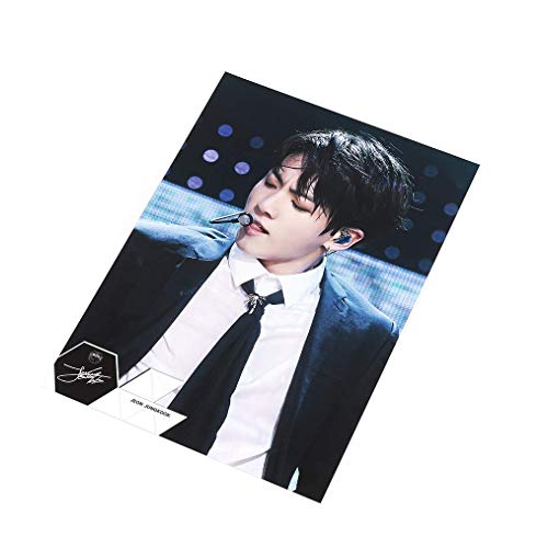 BTS JUNGKOOK Solo - 12 Carteles De La Foto (16,5 x 11,7 pulgadas) + 1 adhesivo + 5 fotos (4 x 3 cm)