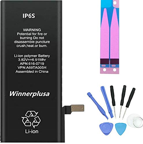 winnerplusa Batería de repuesto compatible con iPhone 6s