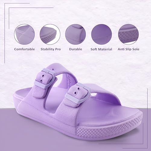 Image of ANNTS Women Black EVA Slipper Sandal | Comfortable| Stylish | Modern Design | Breathable | Slip Resistant | Skin Friendly Material