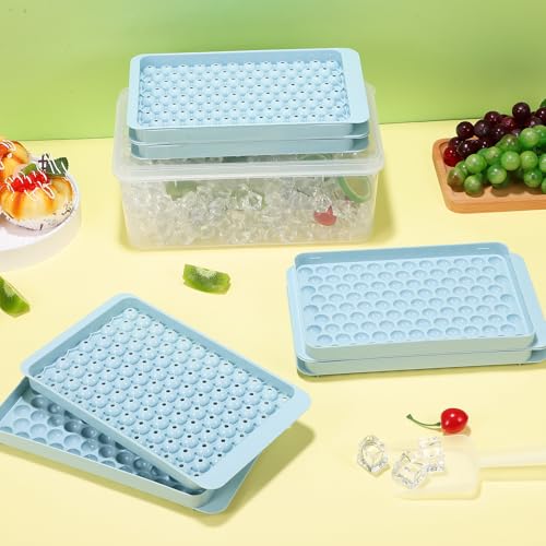 Set de 4 Mini Bandejas Redondas para Cubitos de Hielo miniatura 4
