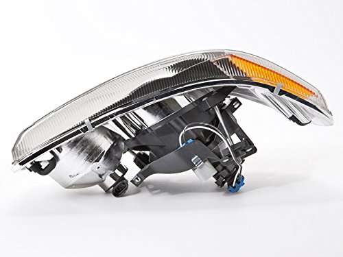 Perde Headlights Compatible With Gmc Sierra Yukon Denali C3 Chrome Housing Halogen Projector With Performance Lens Includes Left Driver And Right Passenger Side Headlamps Set #TOP2