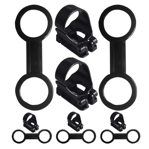 Gogogmee 5 Juegos Kit Clips Silicona para Snorkel Sujeta Tubo Resistente y Flexible para Buceo Compatible Accesorio Reemplazo para Equipo Esnórquel
