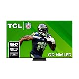 TCL 85-Inch QM7 QLED 4K Smart QD-Mini LED TV with Google TV (85QM751G, 2024 Model) Dolby Vision IQ, Dolby Atmos, HDR, Game Accelerator up to 240Hz, Voice Remote, Works with Alexa, Streaming Television