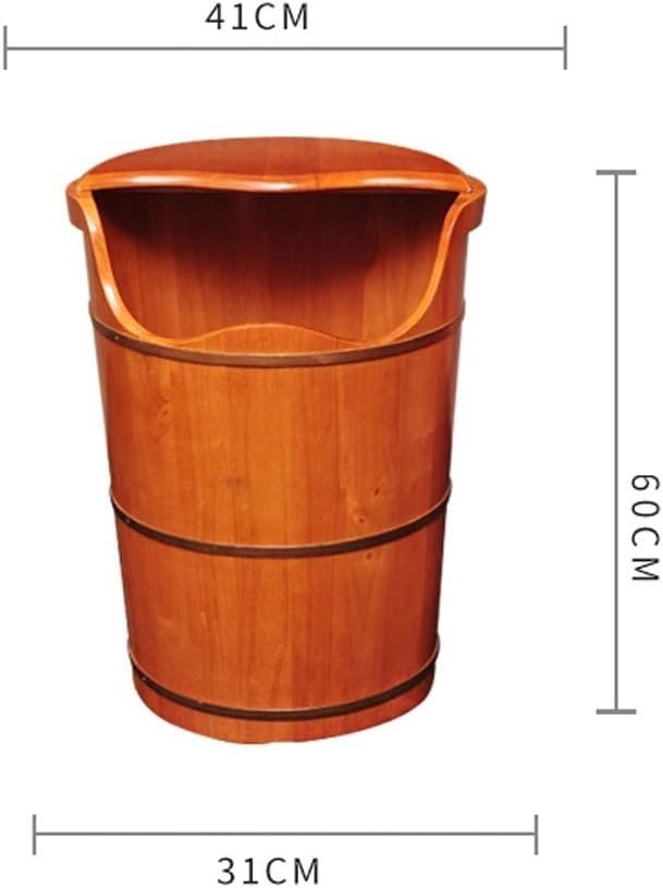 Cubeta de madera para baño de pies ergonómica miniatura 2